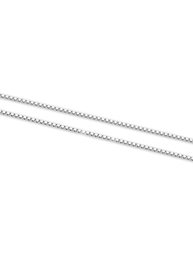 哲尔琦S925银短款盒子链闺蜜