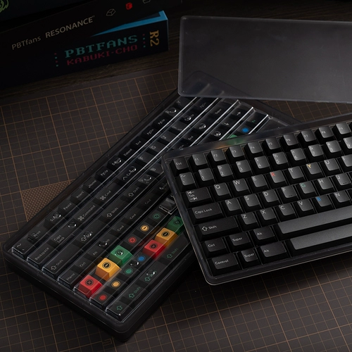 PBTFANS KeyCap Box Heress Three -Layer Dust Box на основе клиента на основе клиента организует ABS Black Printion Original Высокоподобный