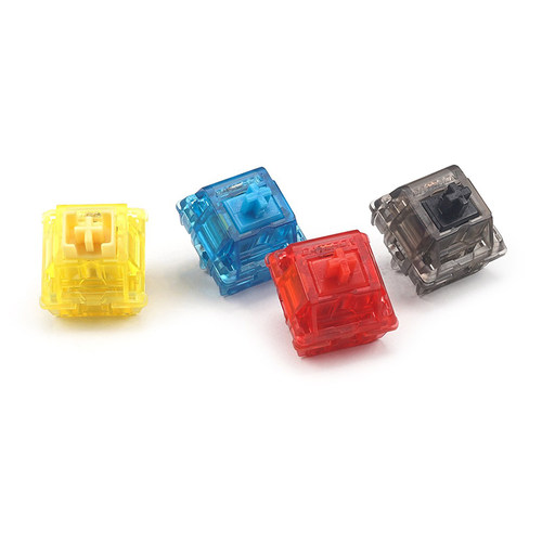 KBDfans GATERON佳达隆INK定制v2半透轴体镀黑弹簧线性轴体开关 - 图3