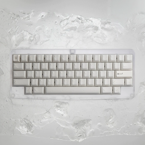 KBDfans Индивидуальная механическая клавишная агар набор алюминиевый конденсатор Hot-Swap Ec HHKB Layout простой