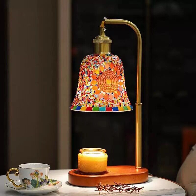 摩洛哥复古香薰灯融蜡灯卧室床头灯氛围灯融烛香氛礼物台灯