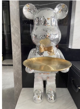 暴力熊客厅摆件存钱罐轻奢高档