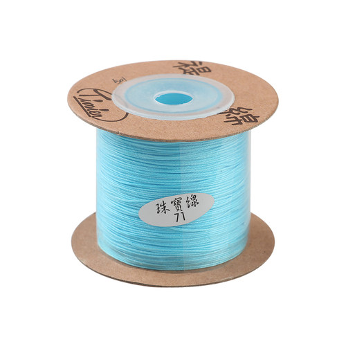 极细71号台湾玉线0.4mm手工编织手链珠子diy 手工串珠线无弹力 - 图3