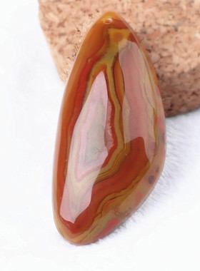 宣化战国红毛衣链手编配饰吊坠