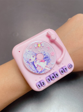 女童可弹奏手环迷你电子琴啪啪圈