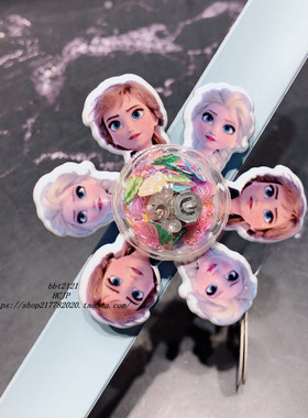 冰雪公主发光旋转手环爱莎手镯女