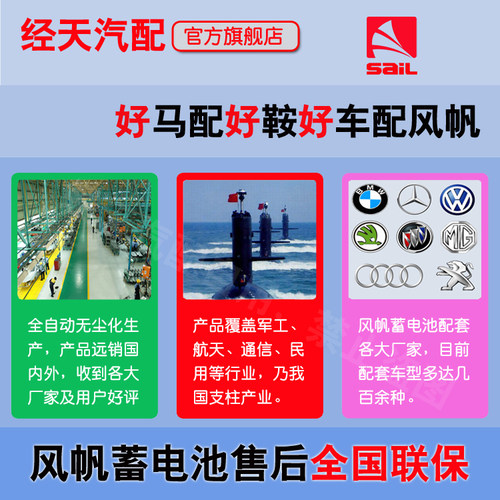 大通专用风帆电池适配V80\V90\G50\G10\G90红旗H5\H9\HS3\HS5\HQ9 - 图3