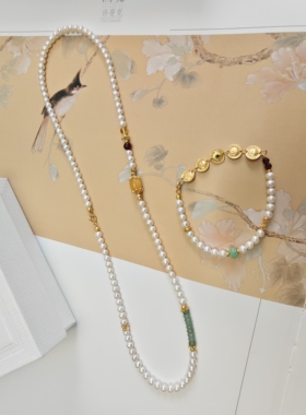 天然淡水珍珠国风新中式项链手链