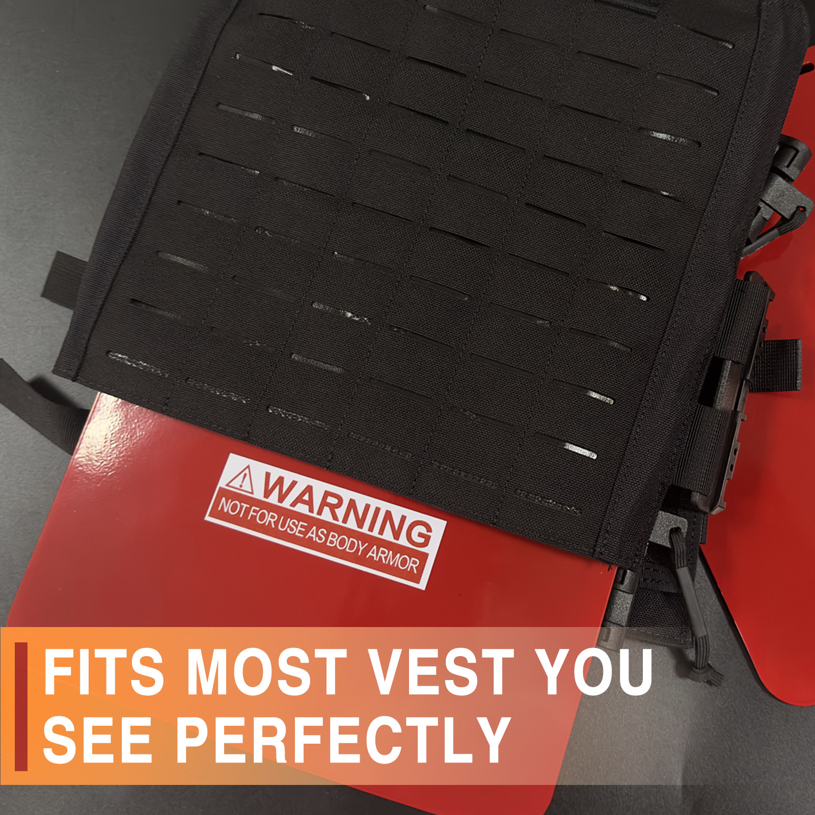 UNIONTAC防弹钢板美标NIJ IIIA 1.25KG负重板钢制涂层插板25*30CM