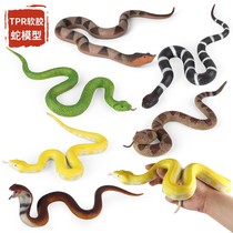 Simulation Animal Model Soft Rubber Glasses Snake big python Diamondbacks Snake Gold Python Gold Python Halloween snake Halloween Whole Demagogue