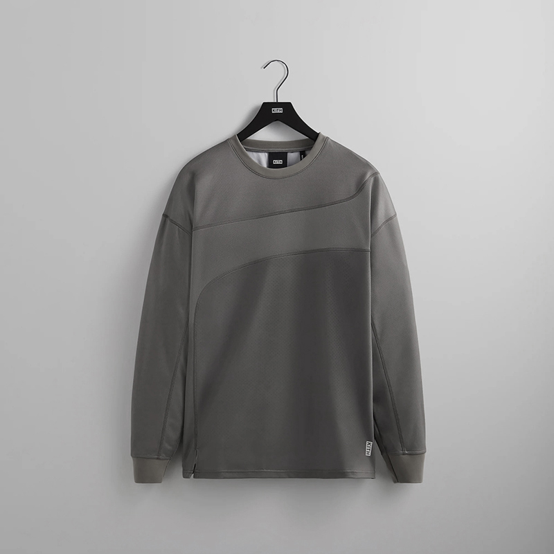 现货｜Kith Long Sleeve Otto Tee机能网眼织物长袖T恤 - 图3