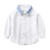 Áo sơ mi nam tay dài cotton trắng nam Bao xuân thu thu cho bé Bộ đồ mỏng bé trẻ em mùa thu - Áo sơ mi áo sơ mi trẻ em Áo sơ mi