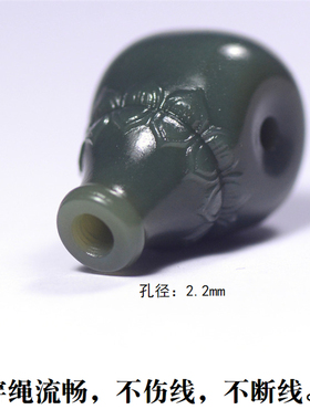 和田玉三通文玩配饰青白玉一体佛头精工diy手串配件文玩配饰价优