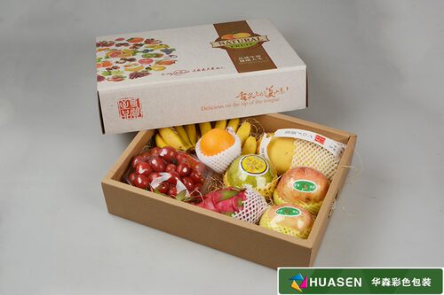 通用烫金礼盒天地盖水果包装盒礼瓦楞纸箱食品礼盒厂家直销定制 - 图1