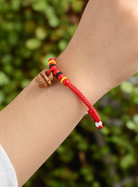 简约小孩婴儿童宝宝成人压惊手串