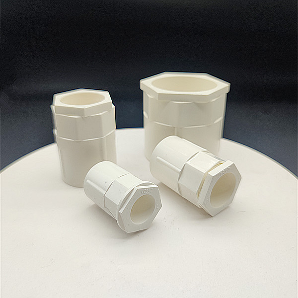 联塑 阻燃绝缘PVC电线管配件 32管接头 1寸电线管接头 杯梳 盒接 - 图2