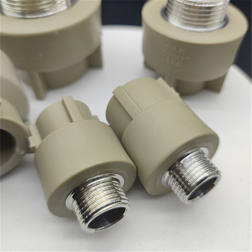 PPR外牙直通 金属外罗纹直接头 热熔管配件20 25 32 40 50 63*2寸 - 图1