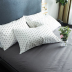 Cặp gối bông Ins Vỏ gối đơn giản 2 Bộ gối ngủ tập thể sinh viên 48 * 74cm - Gối trường hợp gối kim đan Gối trường hợp