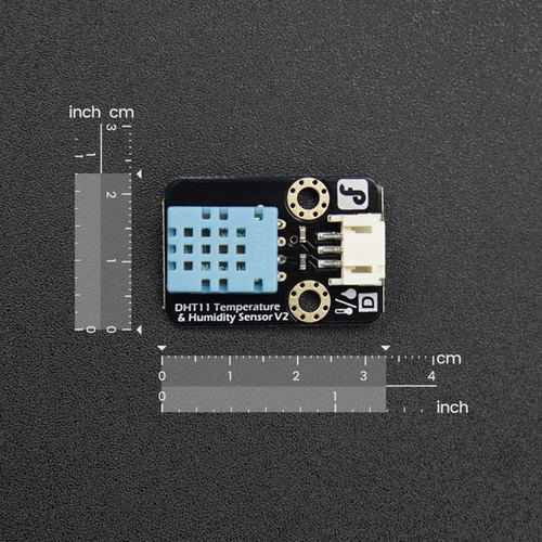 DFRobot兼容Arduino电子积木 DHT11数字温湿度传感器含数据线 - 图0