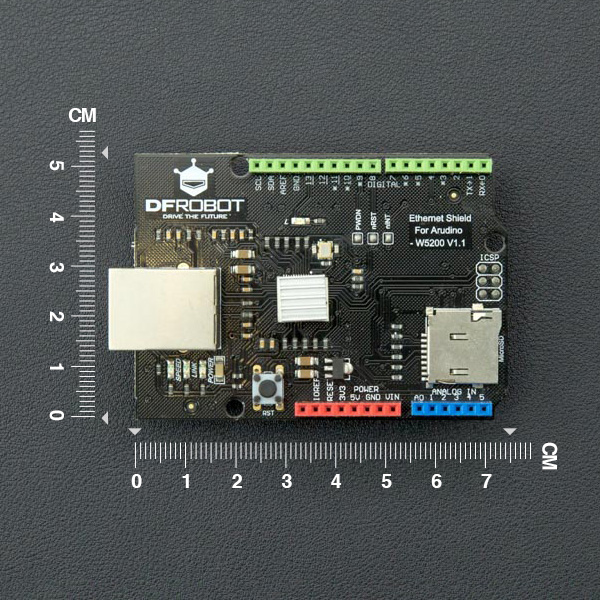 DFRobot以太网络扩展板控制器W5200物联网智能家居兼容Arduino - 图0