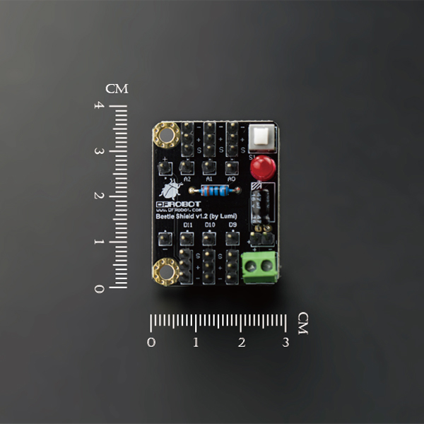 DFRobot兼容arduino小体积主控Beetle主控器扩展板 方便接插 - 图0