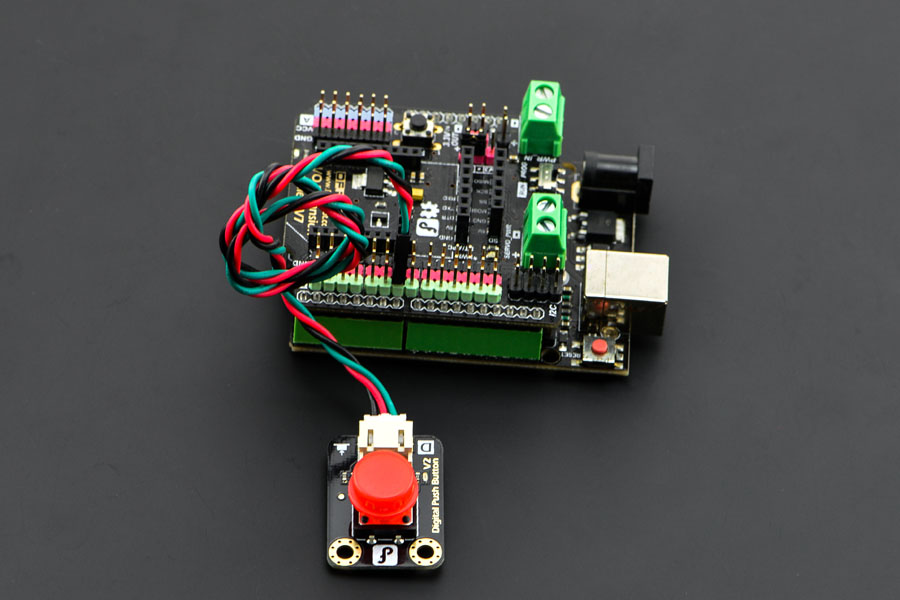 DFRobot 适用Arduino数字大按钮模块按键颜色随机良好触感 - 图1