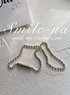 韩国东大门进口92576链银豆吊牌