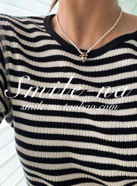 韩国925纯银锁骨链天然淡水珍珠