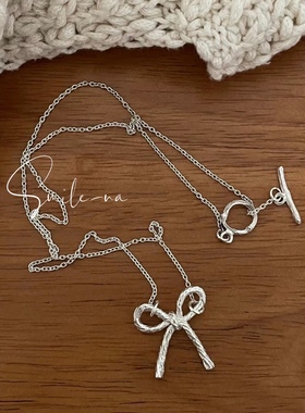 锁骨链925纯银时尚项链小众