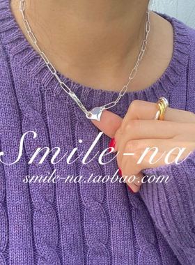 韩国进口ins设计师款桃心别针