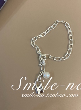 韩国即可925小众设计珍珠女