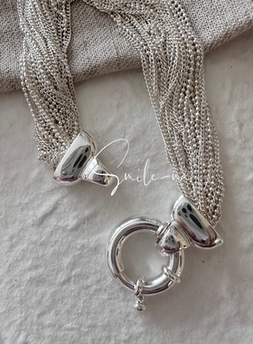 链条韩国重工925纯银手饰