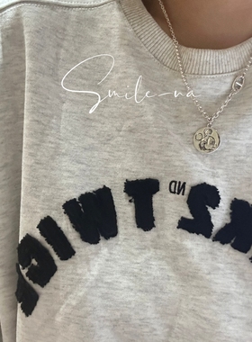 韩国进口S925纯银圆牌米奇吊坠拼接猪鼻鼻子时尚百搭锁骨链颈链