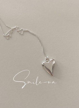 韩国吊坠925925纯银锁骨链女