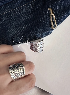 设计款韩国重工戒指编织