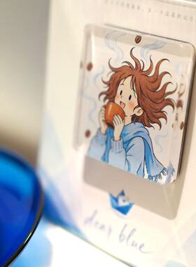 咖啡魔法DearBlue创意组合冰箱贴
