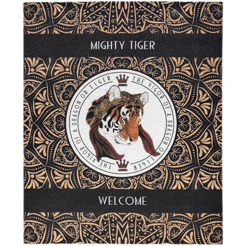 美式复古玄关入户门地垫经典奢华大气丝圈可裁剪脚垫进门垫子地毯,淘宝优惠券,粉丝福利购,淘宝优惠卷