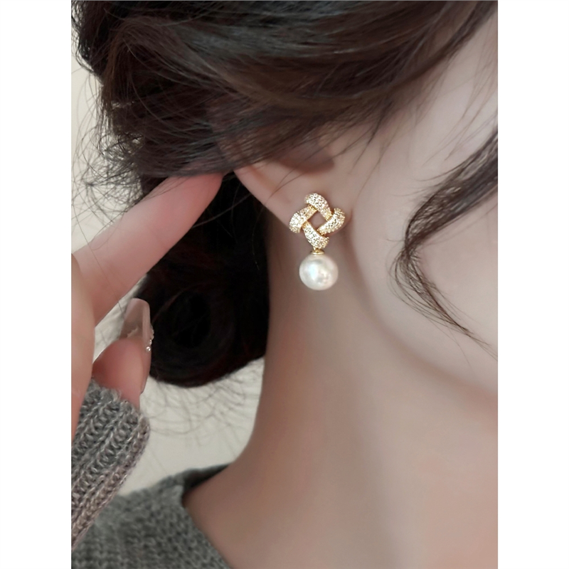 官方旗舰店正品银耳环9999纯银针珍珠耳坠名媛耳饰2025新款耳钉,淘宝优惠券,粉丝福利购,淘宝优惠卷