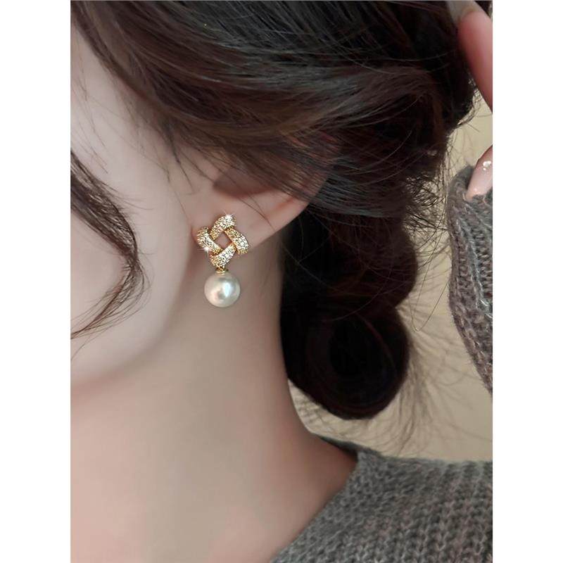 官方旗舰店正品银耳环9999纯银针珍珠耳坠名媛耳饰2025新款耳钉,淘宝优惠券,粉丝福利购,淘宝优惠卷