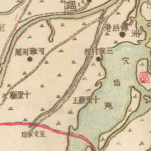 1946年南昌市区街道图民国江西电子老地图手绘历史地理资料素材 - 图1