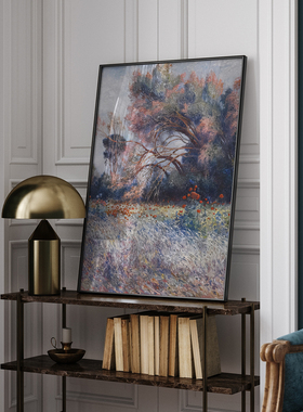 植物沙发背景墙挂画电表箱装饰画客厅卧室风景艺术油画壁画墙壁