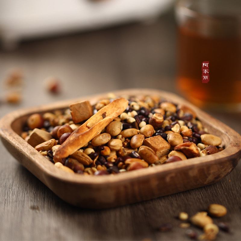 阿本丽三蒸三晒薏湿茶山药赤小豆祛芡实湿茯苓气去养生茶麦麸炒制,淘宝优惠券,粉丝福利购,淘宝优惠卷