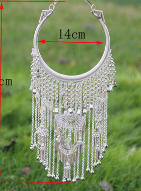 苗银苗族项圈项链贵州广西云南