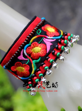 云南民族特色手工盘扣布艺手链