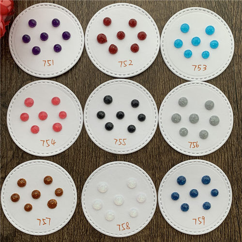 Nuvo 珐琅液多色1oz3D带闪745-775珠光1800-1810卡片点缀进口颜料 - 图1