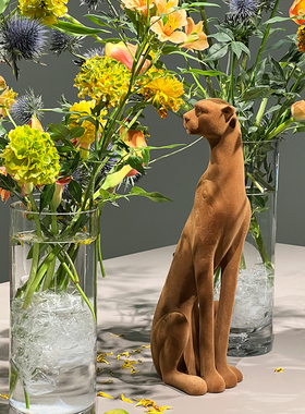 豹工艺品样板间装饰品摆件