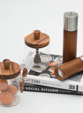 厨房样板间调味研磨瓶装饰摆件