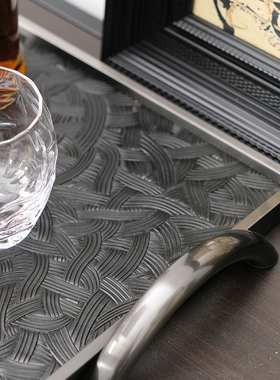 现代轻奢托盘威士忌酒组合样板间售楼处茶几酒柜装饰品摆件