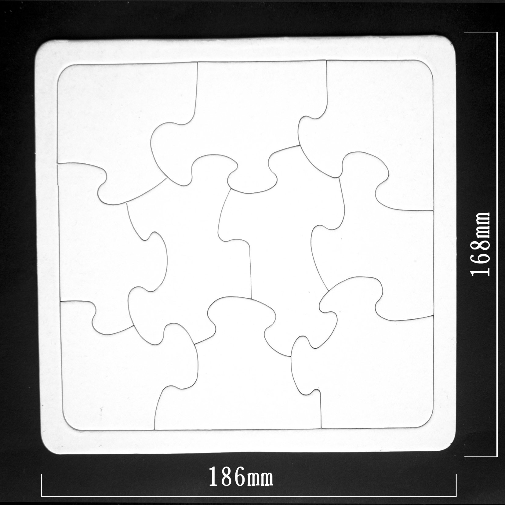 空白拼图35片儿童DIY拼装涂色画画拼图美术绘画白模填色拼图绘画,淘宝优惠券,粉丝福利购,淘宝优惠卷