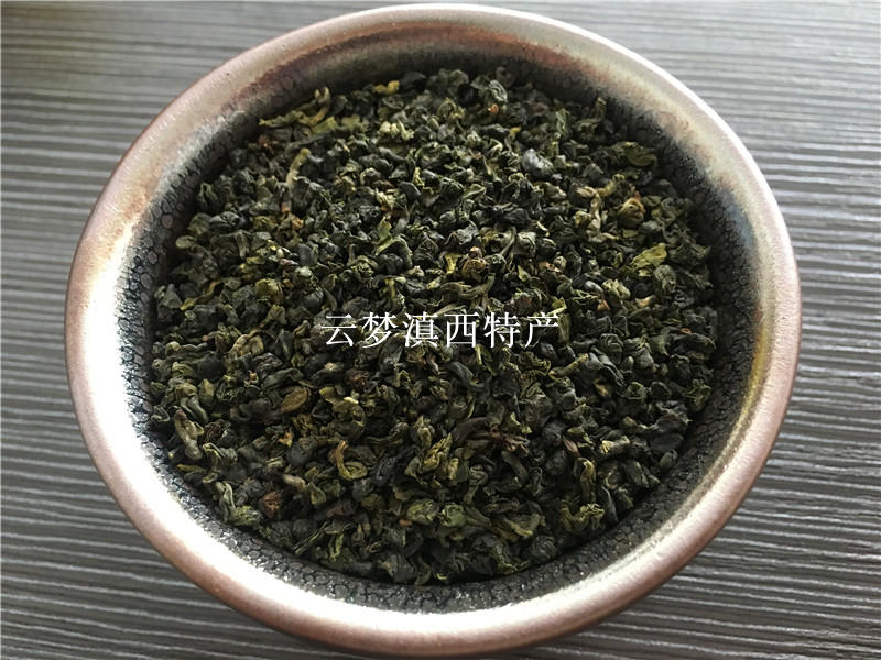 满2送1极边乌龙茶云南腾冲高山乌龙茶三级原片100克-图2